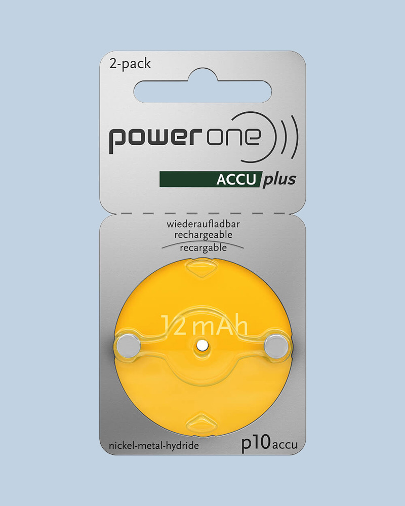 Entretien piles Protection auditive Accuplus POWERONE 12mAh