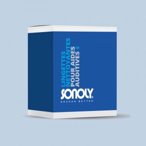 Entretien Piles lingettes nettoyantes aides auditives SONOLY x100